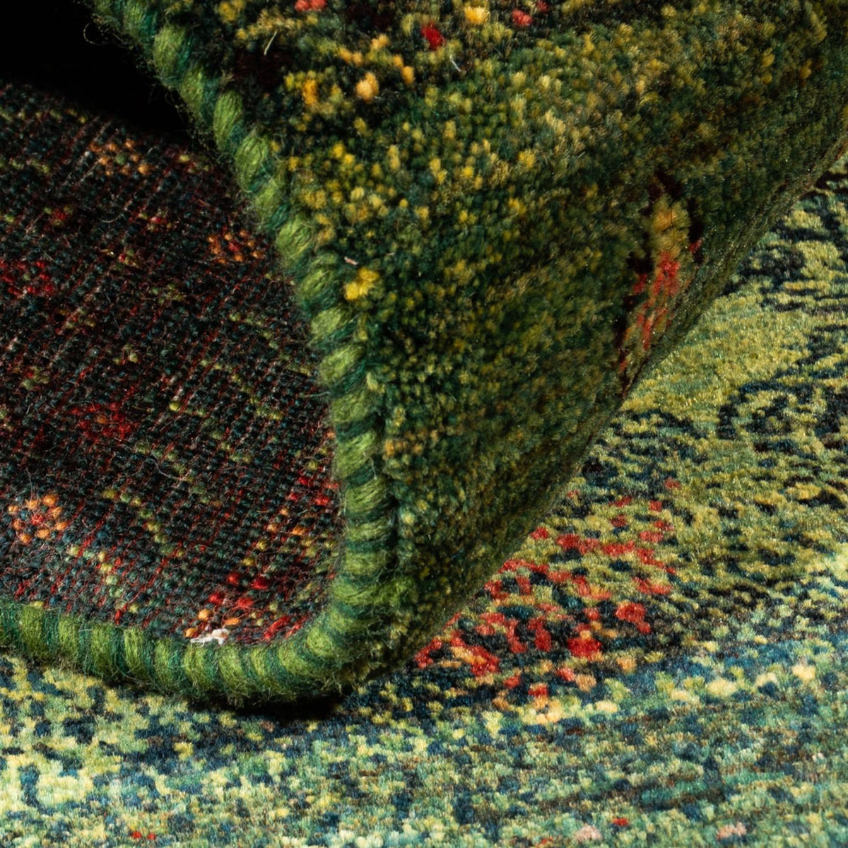 Gabbeh Teppich - Loribaft Perser - Royal - 137 x 87 cm - mehrfarbig