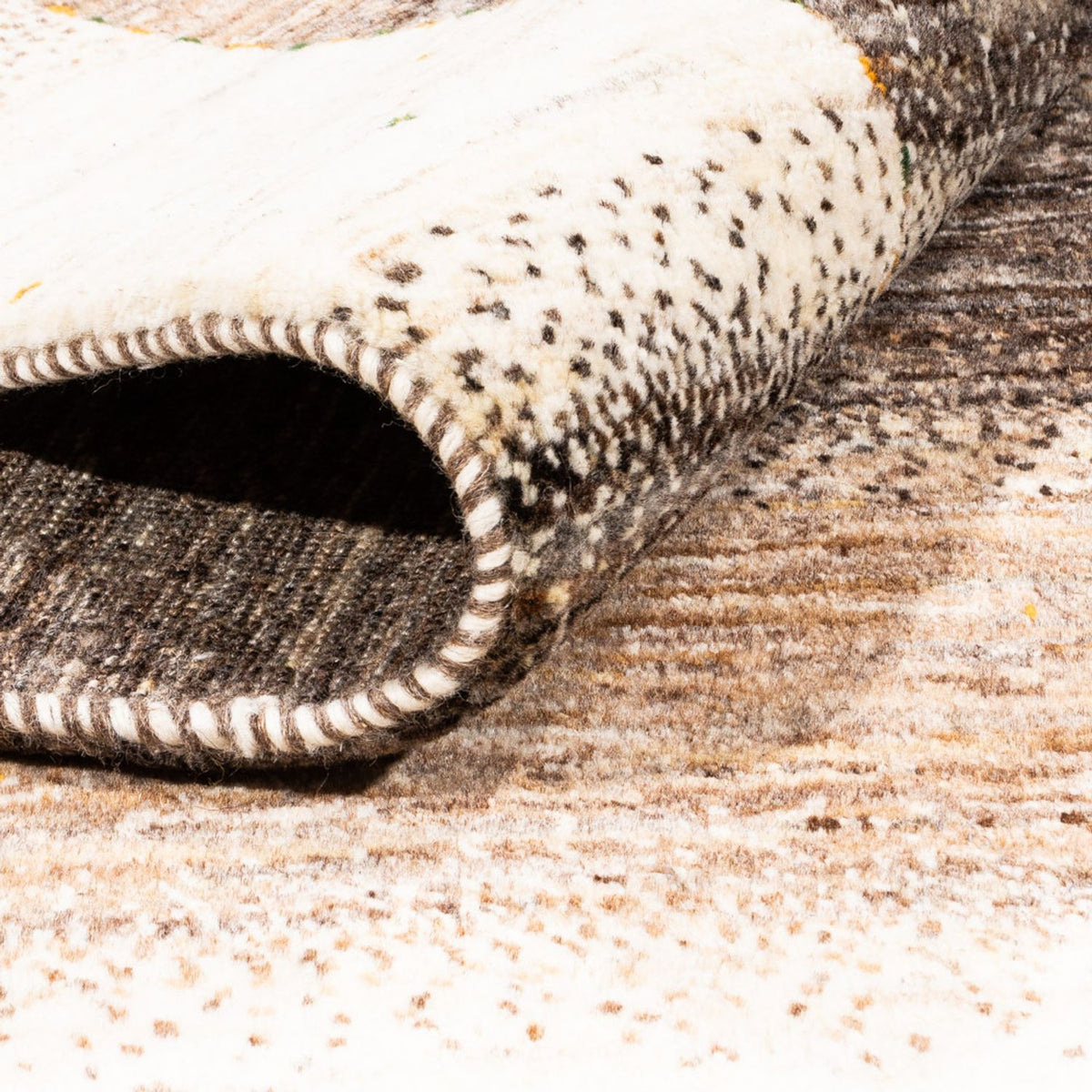 Gabbeh Teppich - Loribaft Perser - 204 x 149 cm - natur