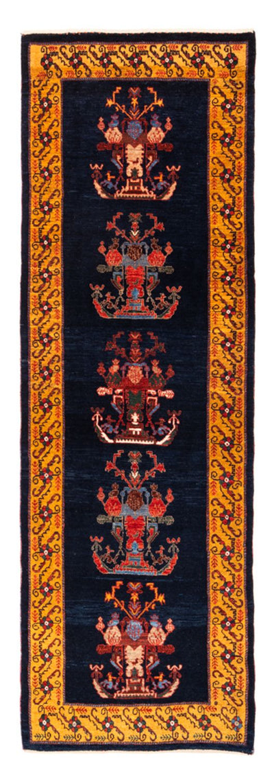 Gabbeh Persisch Teppich 84x253cm - Perserteppich Wollteppich