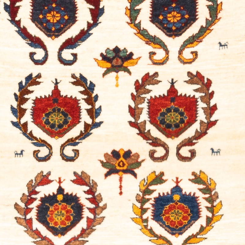 Gabbeh Teppich - Perser - 155 x 115 cm - creme