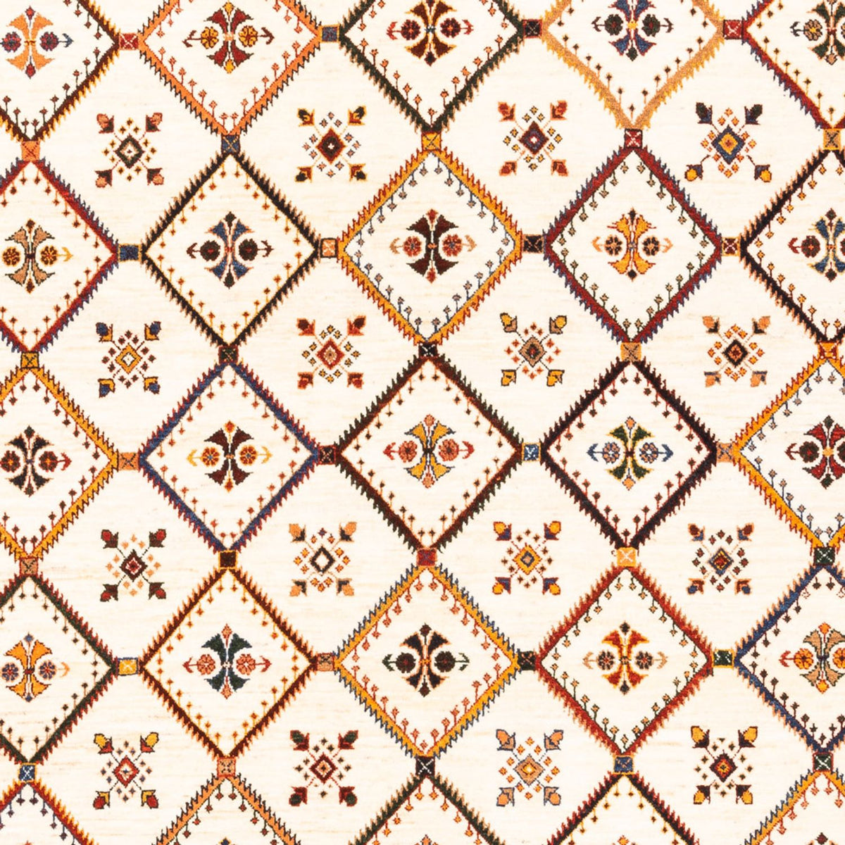 Gabbeh Teppich - Perser - 234 x 180 cm - creme