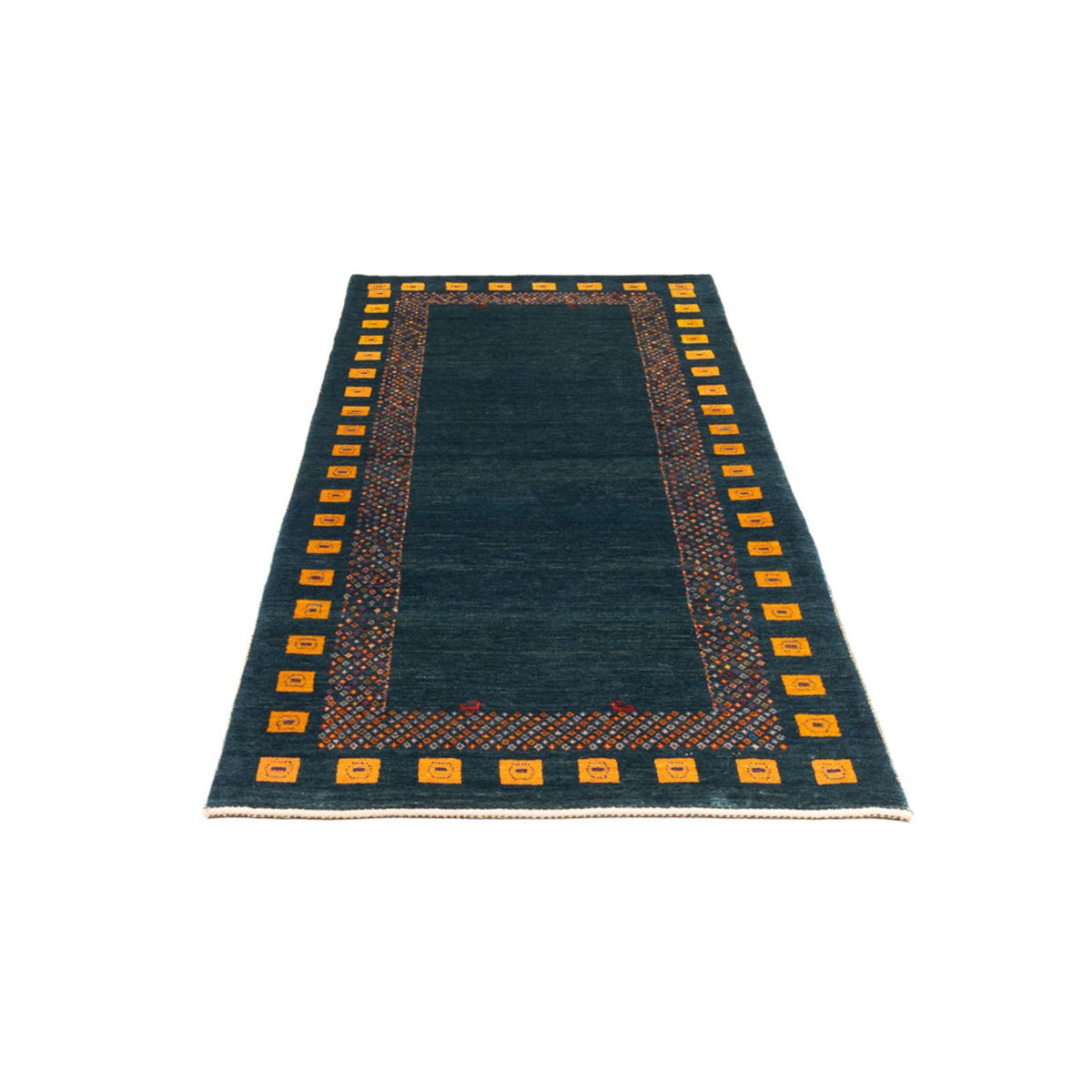 Läufer Gabbeh - Perser - 200 x 85 cm - dunkelblau