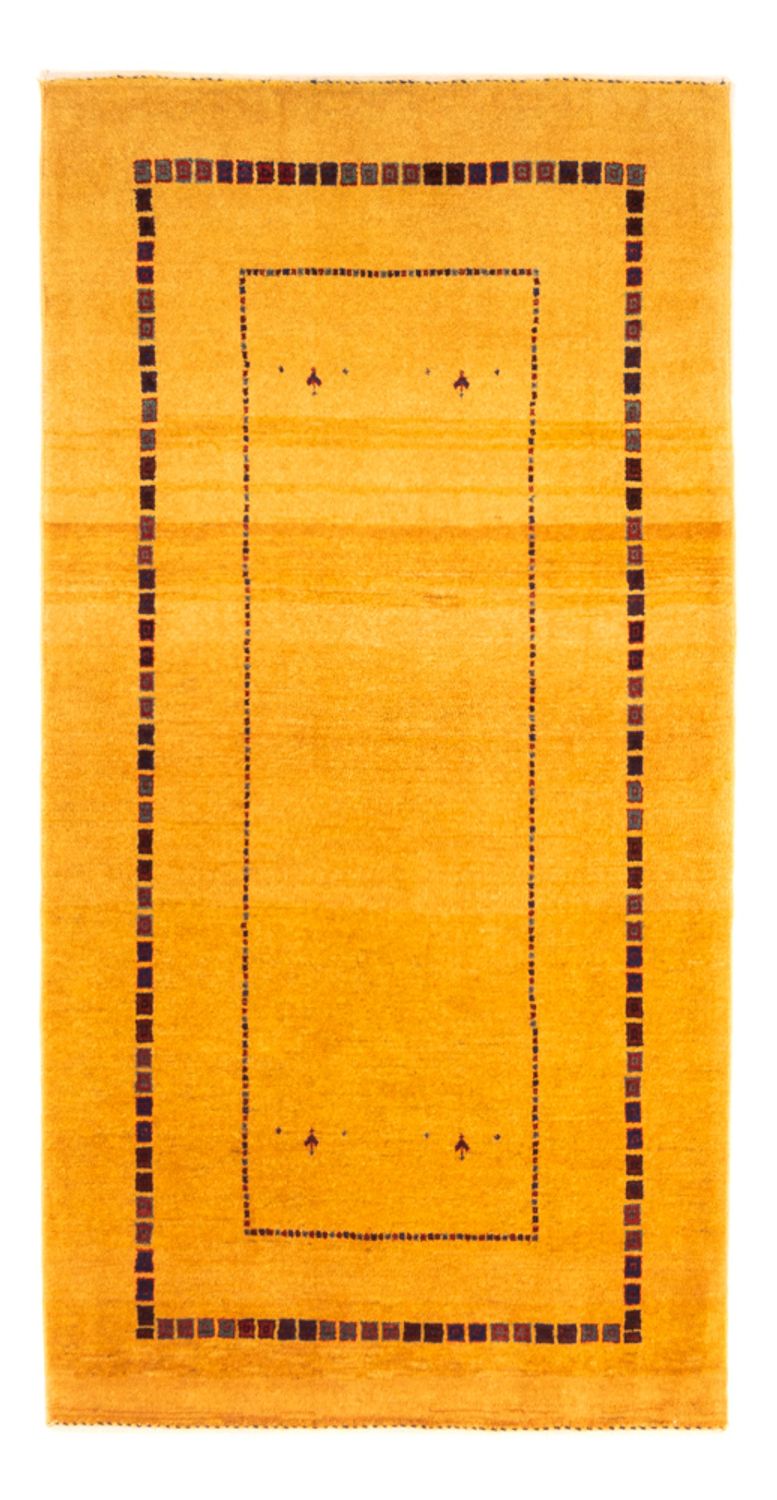 Gabbeh Teppich - Perser - 155 x 83 cm - gelb