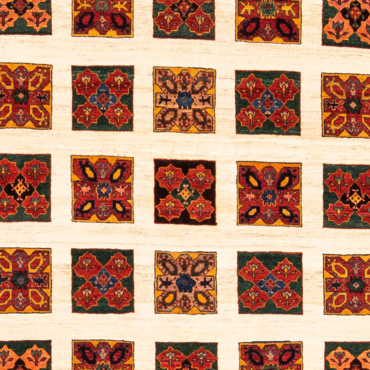 Gabbeh Teppich - Perser - 204 x 157 cm - creme