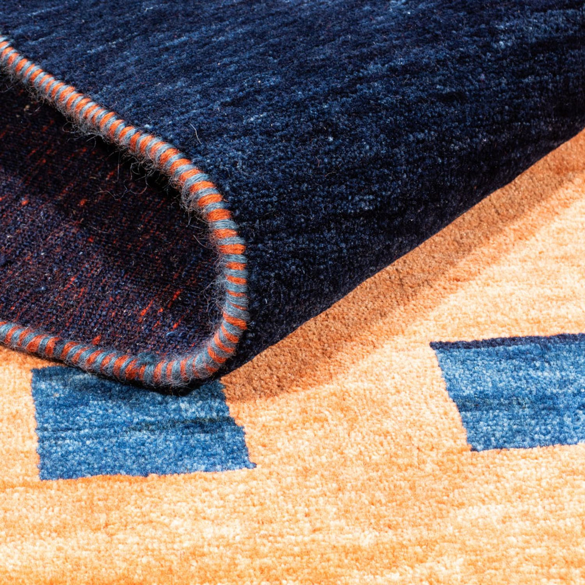 Gabbeh Teppich - Perser - 200 x 150 cm - gold