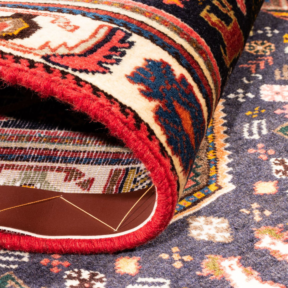 Läufer Perser - Nomadic - 290 x 80 cm - dunkelblau