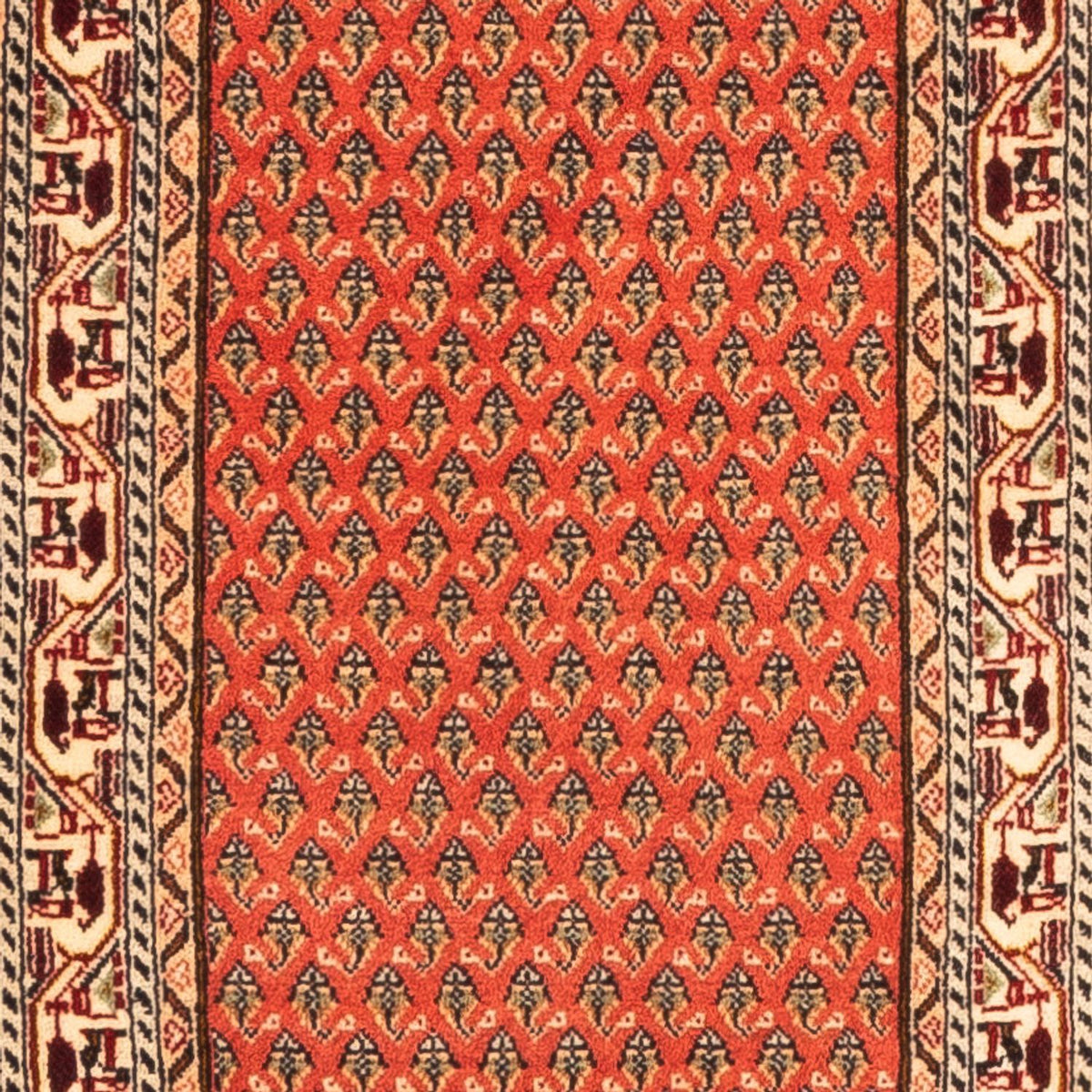 Läufer Perser - Mir - 348 x 63 cm - rot