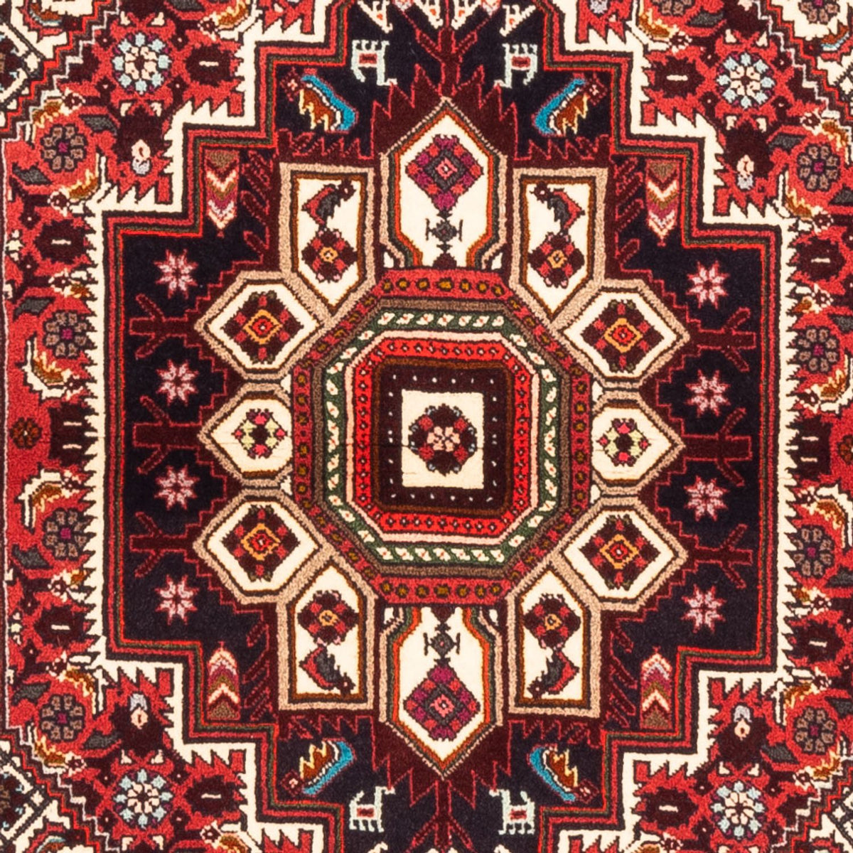 Perserteppich - Nomadic - 151 x 103 cm - rot