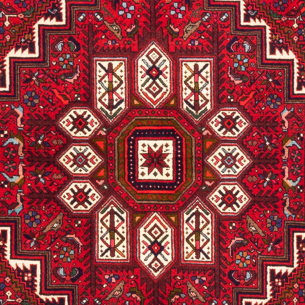 Perserteppich - Nomadic - 145 x 100 cm - rot