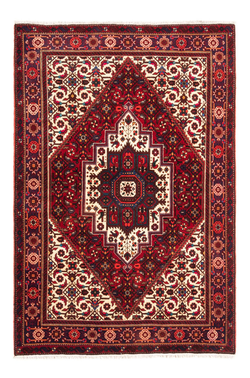 Perserteppich - Nomadic - 146 x 102 cm - rot