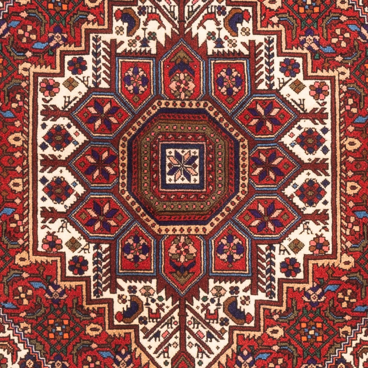 Perserteppich - Nomadic - 148 x 98 cm - rot