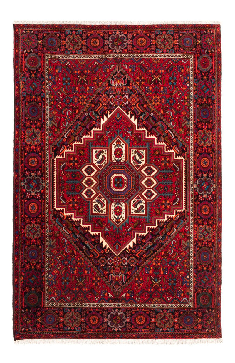 Perserteppich - Nomadic - 150 x 101 cm - rot