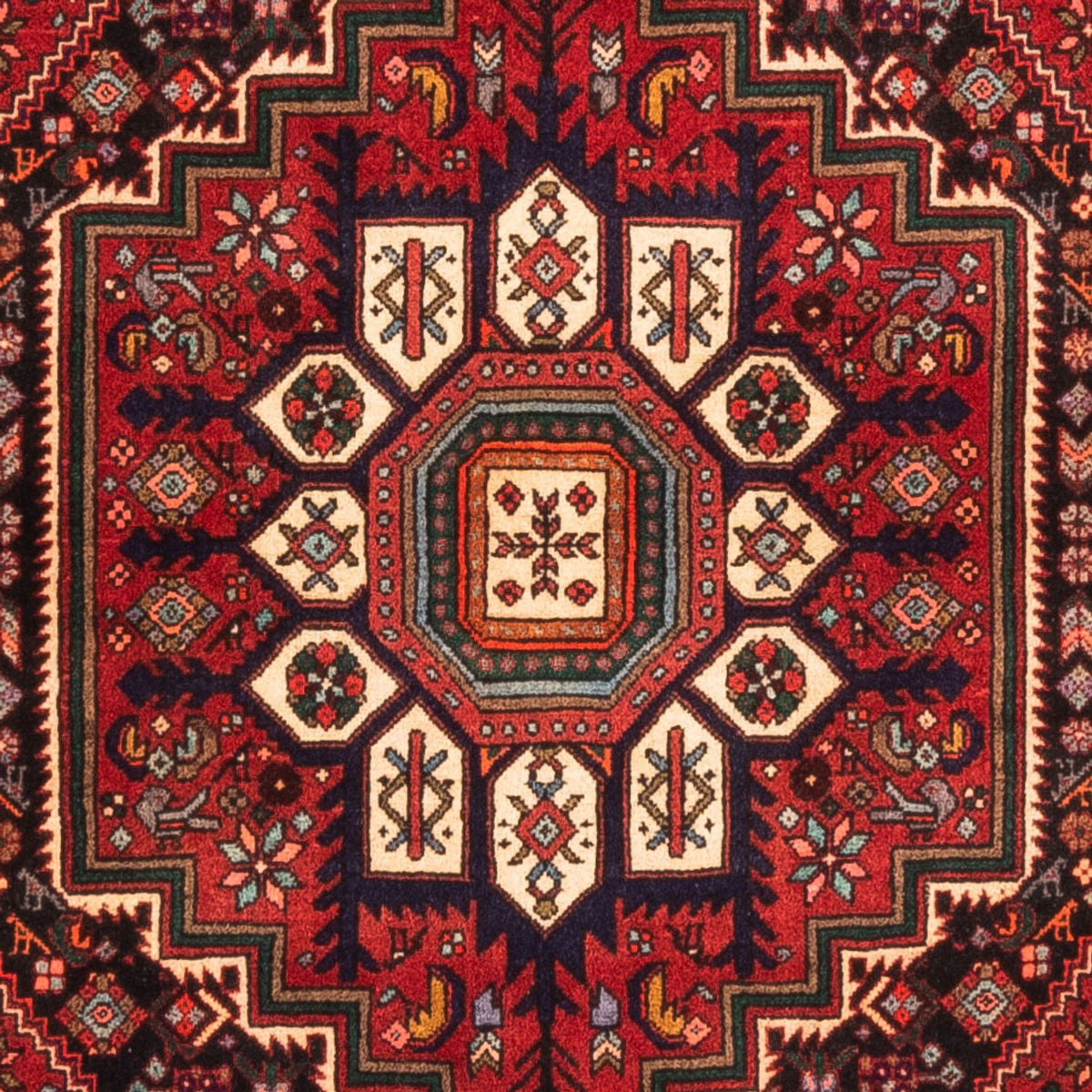 Perserteppich - Nomadic - 152 x 100 cm - rot