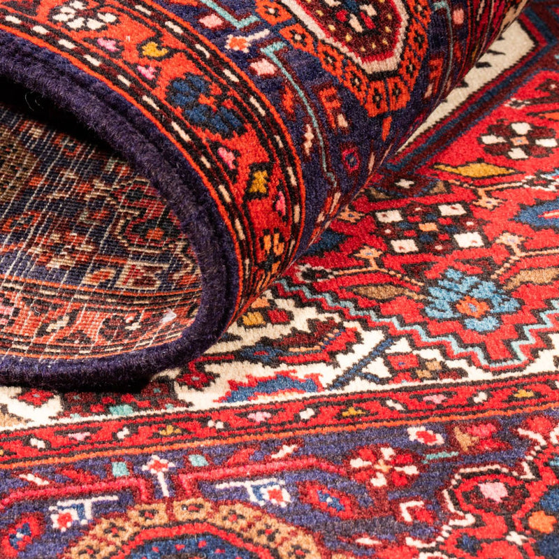 Perserteppich - Nomadic - 142 x 102 cm - rot