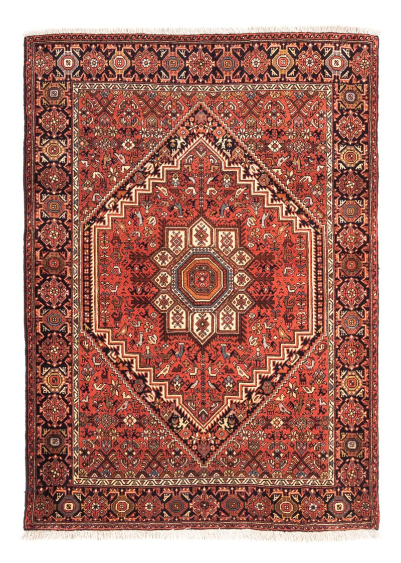 Perserteppich - Nomadic - 143 x 103 cm - rot