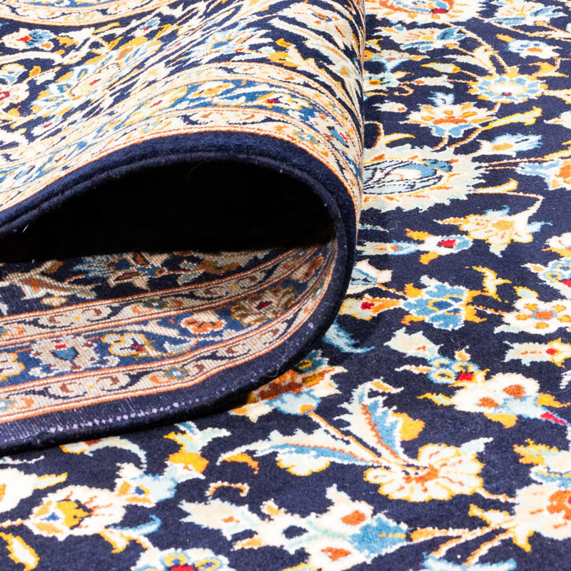 Perserteppich - Keshan - 369 x 267 cm - dunkelblau