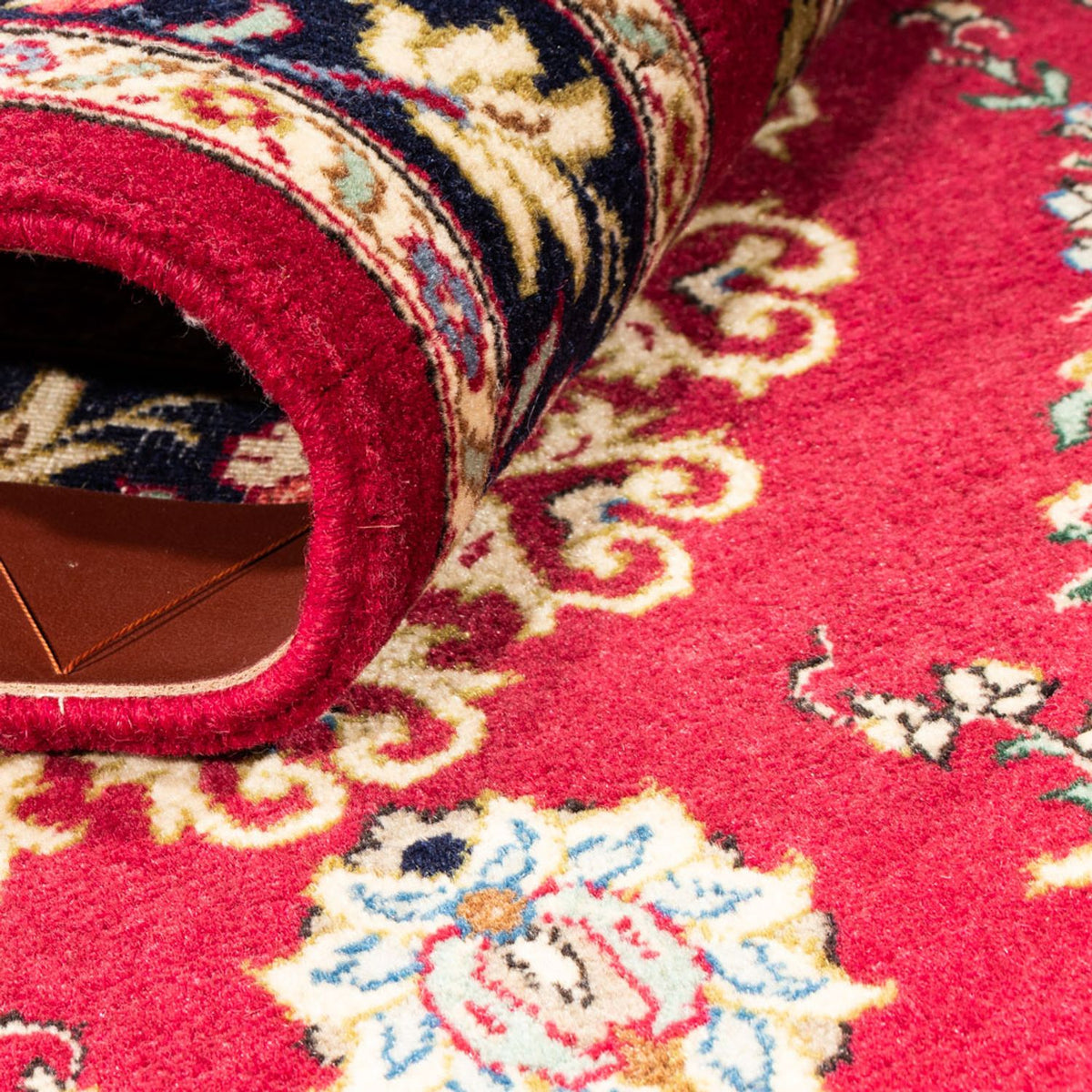 Läufer Perser - Ghom - 215 x 65 cm - rot