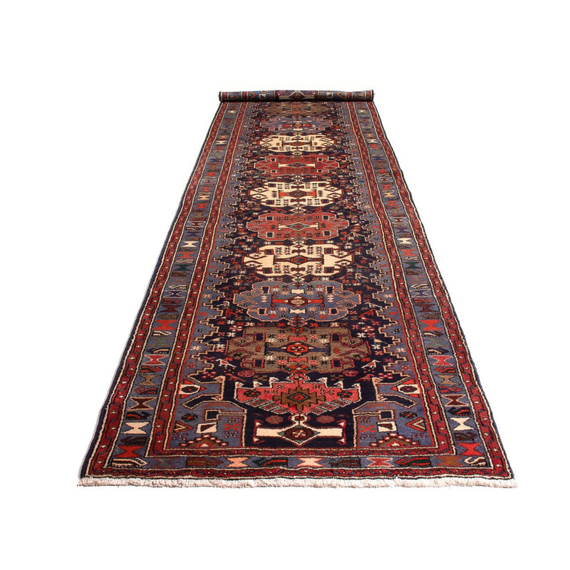 Läufer Perser - Nomadic - 390 x 103 cm - dunkelblau