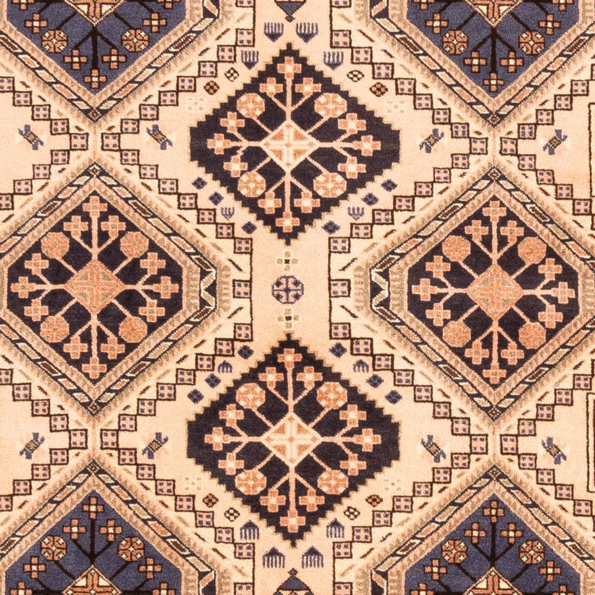 Perserteppich - Nomadic - 251 x 194 cm - hellbeige