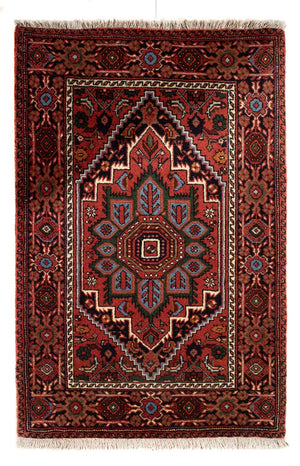 Perserteppich - Nomadic - 89 x 60 cm - rot