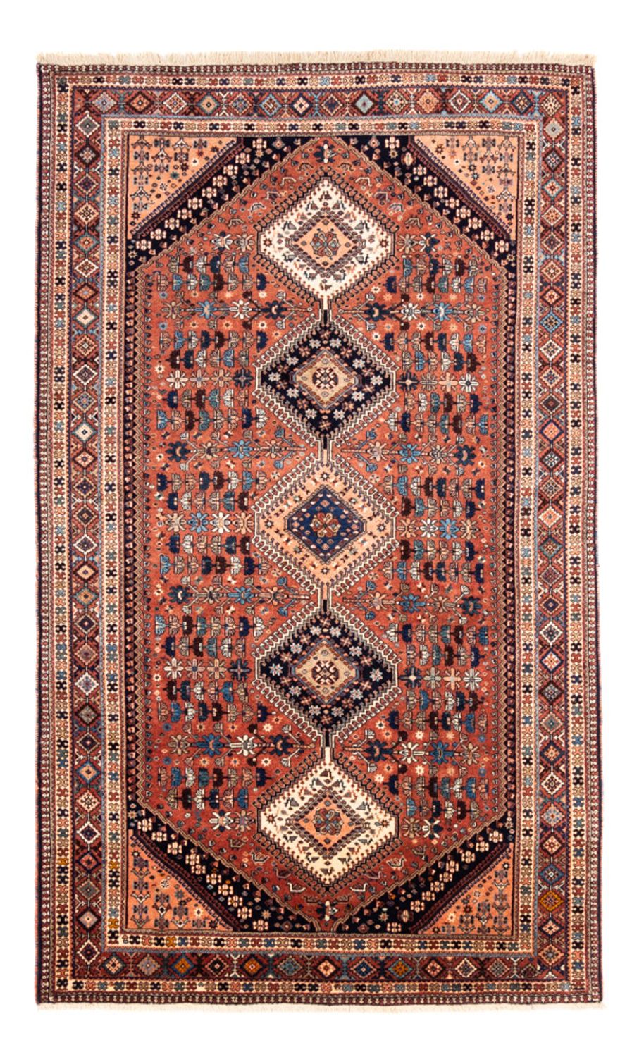 Perserteppich - Nomadic - 240 x 153 cm - rot