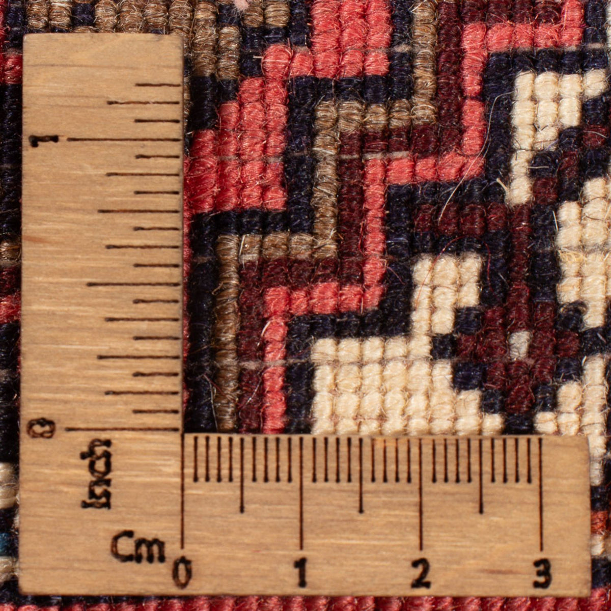 Perserteppich - Nomadic - 122 x 83 cm - rot