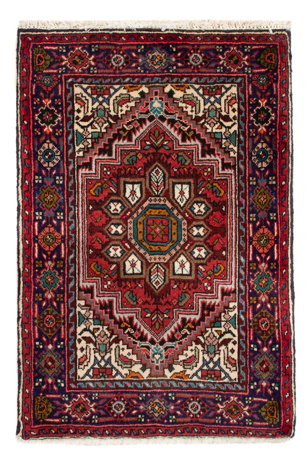Perserteppich - Nomadic - 74 x 53 cm - rot