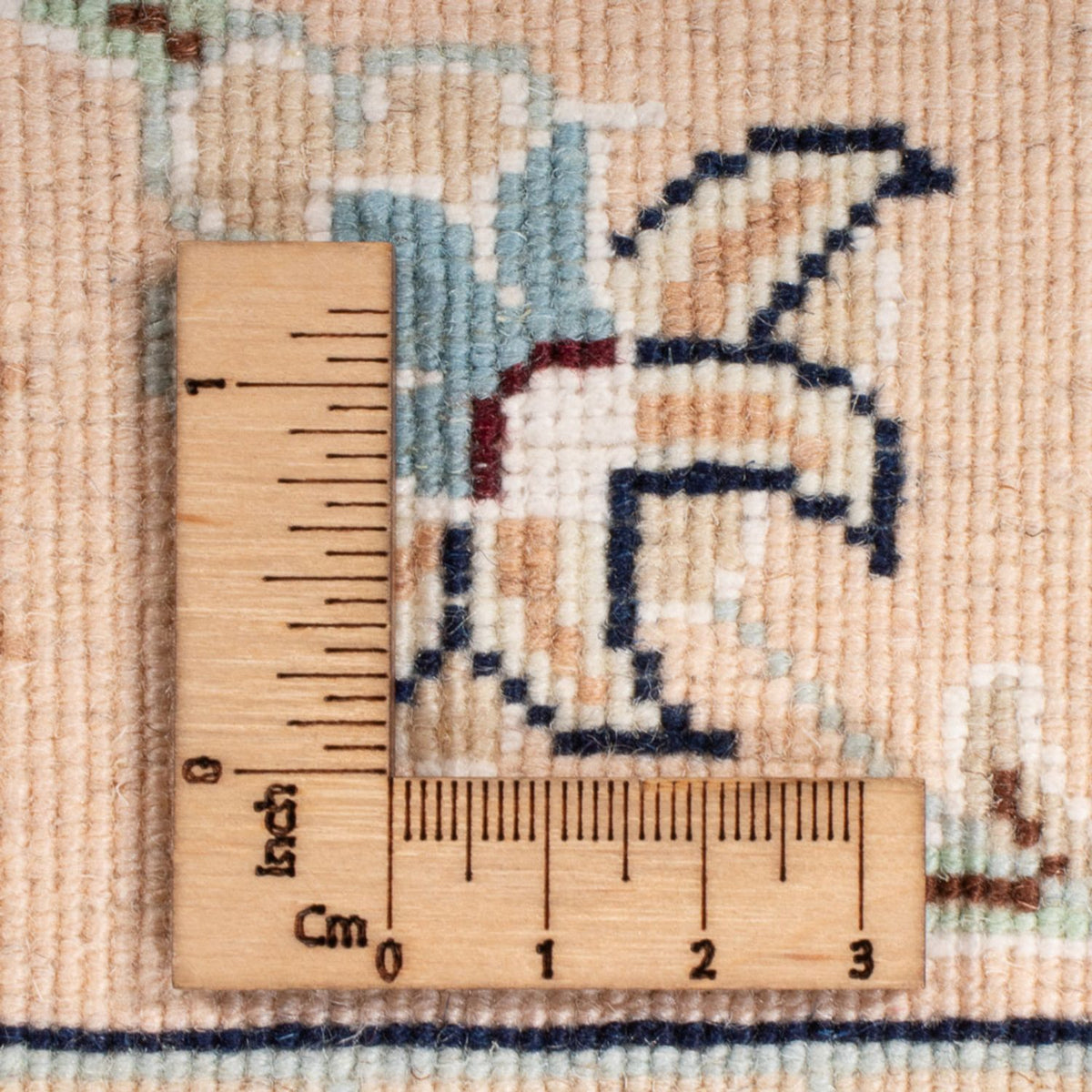 Perserteppich - Nain - Premium - 118 x 80 cm - creme