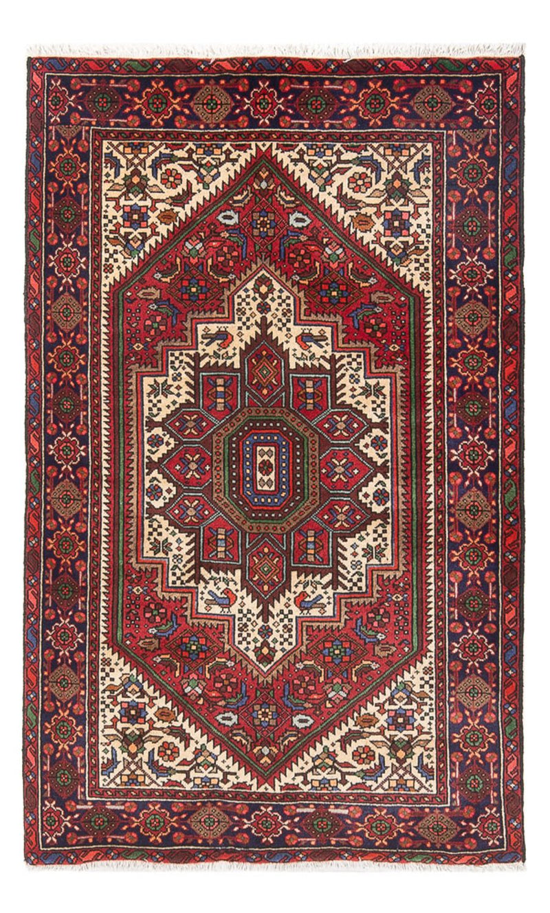 Perserteppich - Nomadic - 122 x 77 cm - rot