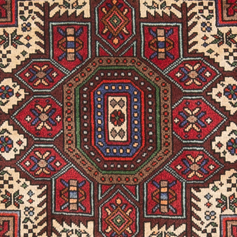 Perserteppich - Nomadic - 122 x 77 cm - rot