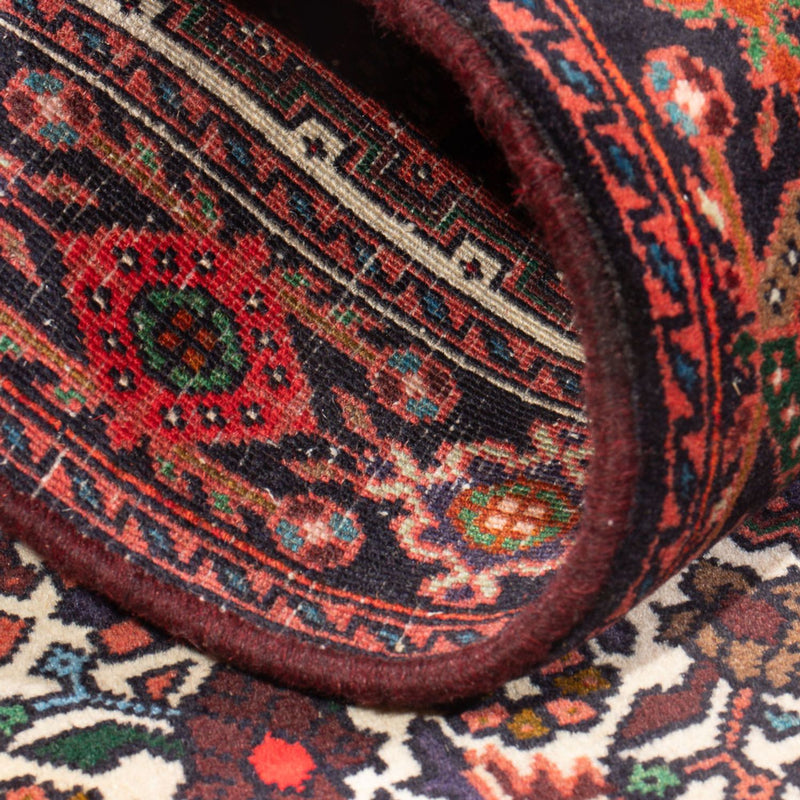 Perserteppich - Nomadic - 124 x 77 cm - dunkelrot