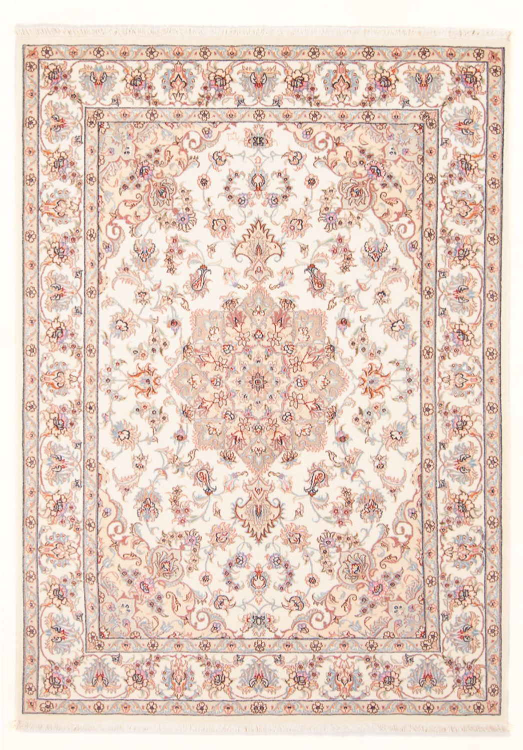 Perserteppich - Täbriz - Royal - 204 x 147 cm - creme