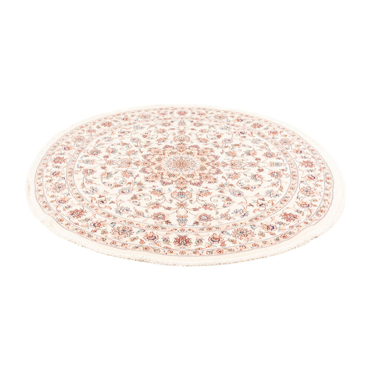 Perserteppich - Täbriz rund  - 154 x 147 cm - creme