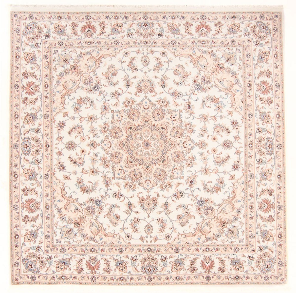 Perserteppich - Täbriz - Royal quadratisch - 205 x 200 cm - creme