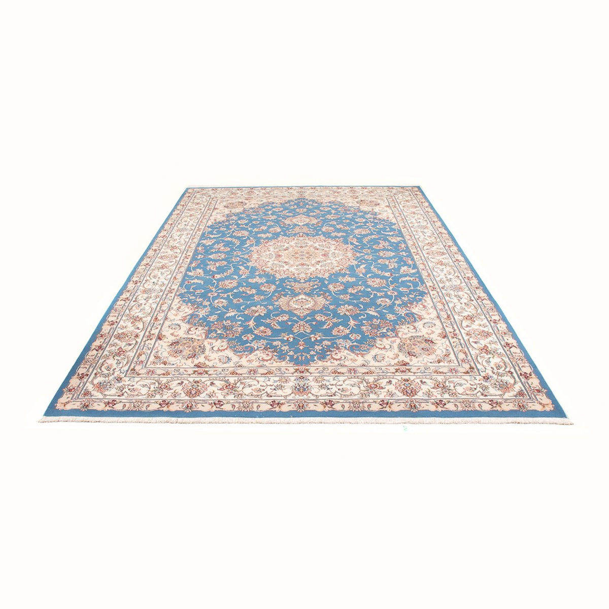 Perserteppich - Täbriz - Royal - 300 x 200 cm - hellblau
