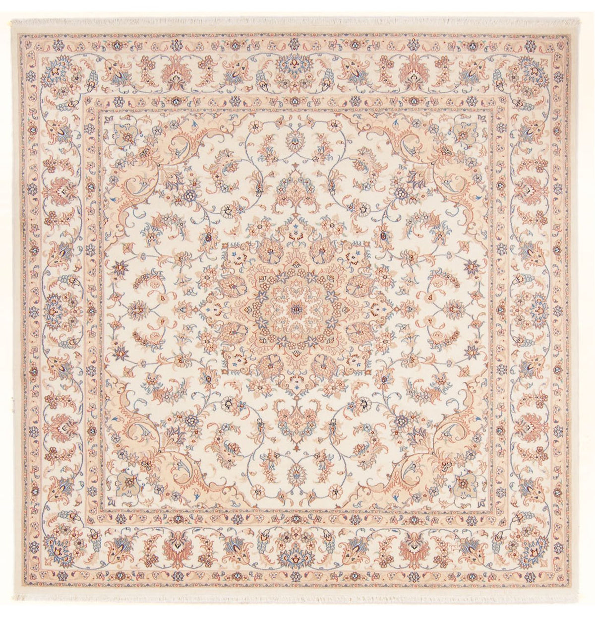 Perserteppich - Täbriz - Royal quadratisch - 211 x 198 cm - creme