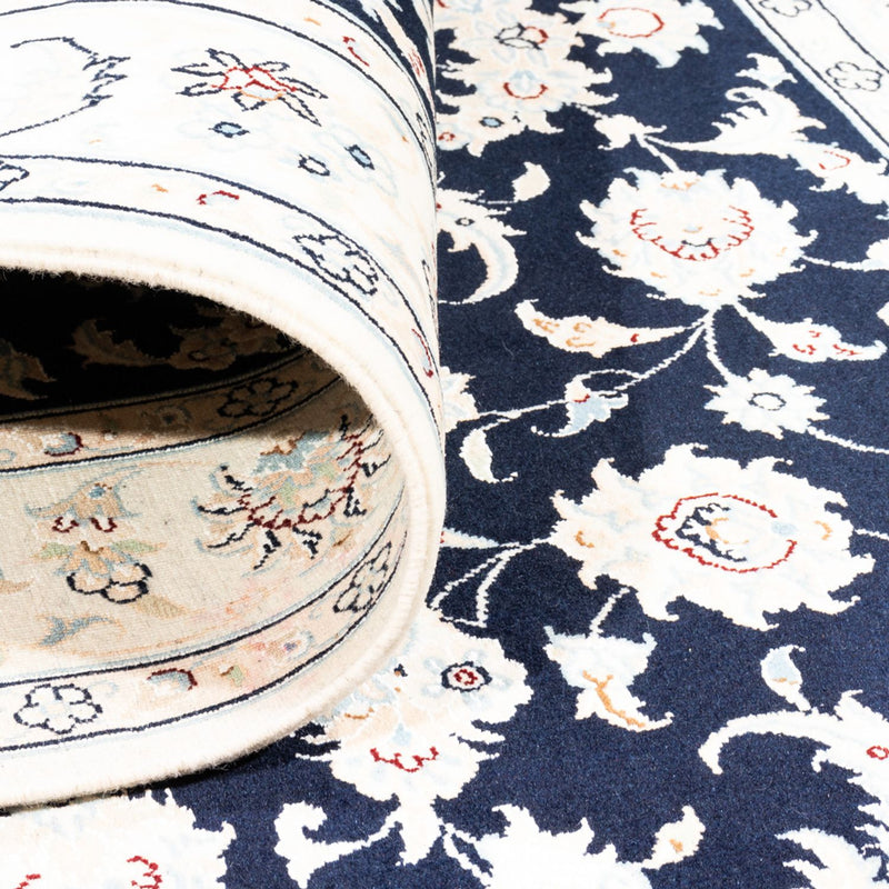 Perserteppich - Nain - Premium - 182 x 120 cm - dunkelblau