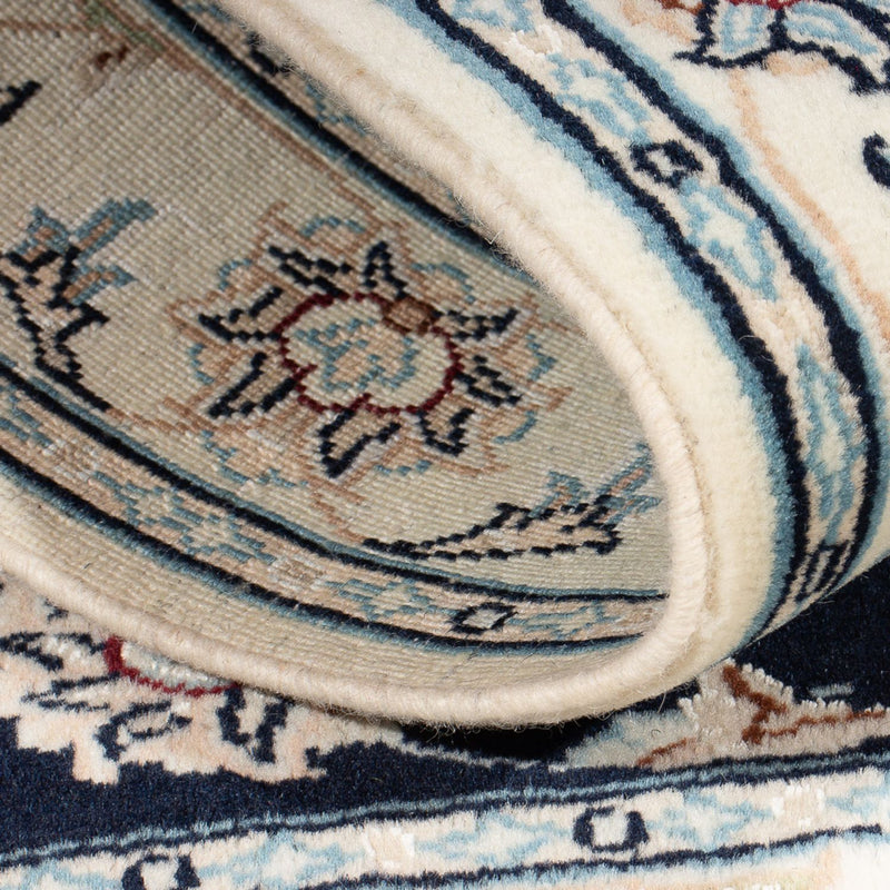 Perserteppich - Nain - Premium - 115 x 80 cm - dunkelblau