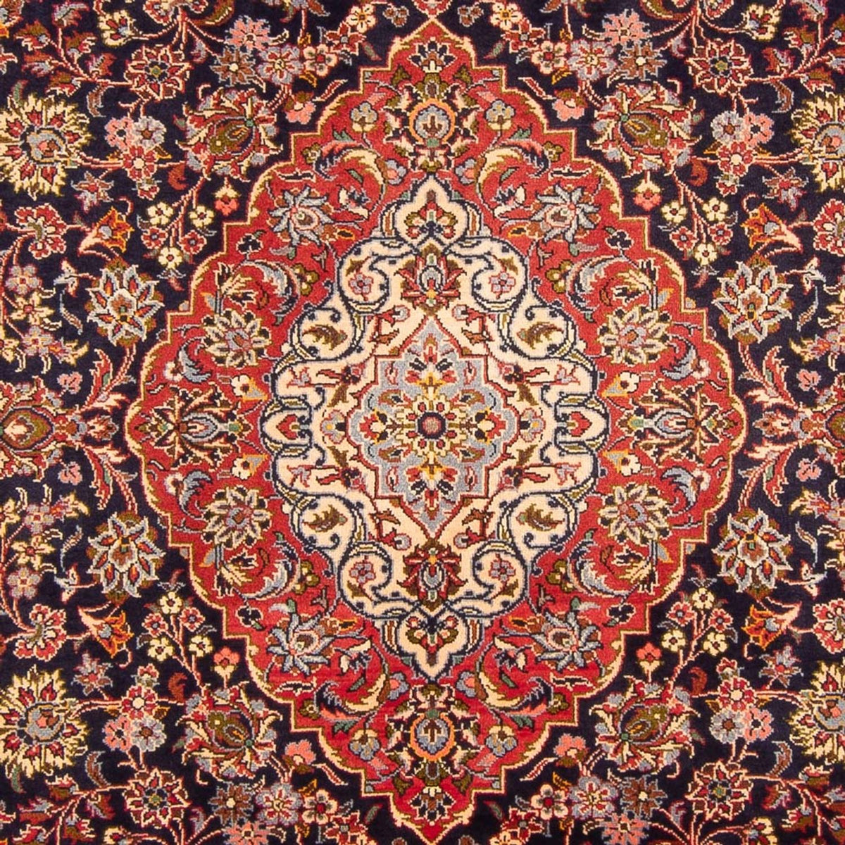 Perserteppich - Keshan - 312 x 201 cm - dunkelblau