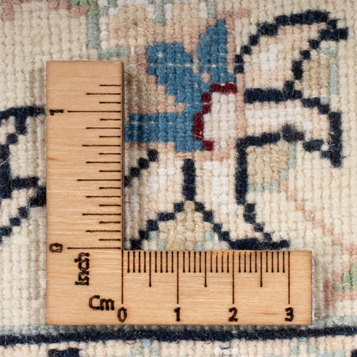 Perserteppich - Nain - Premium - 116 x 80 cm - dunkelblau