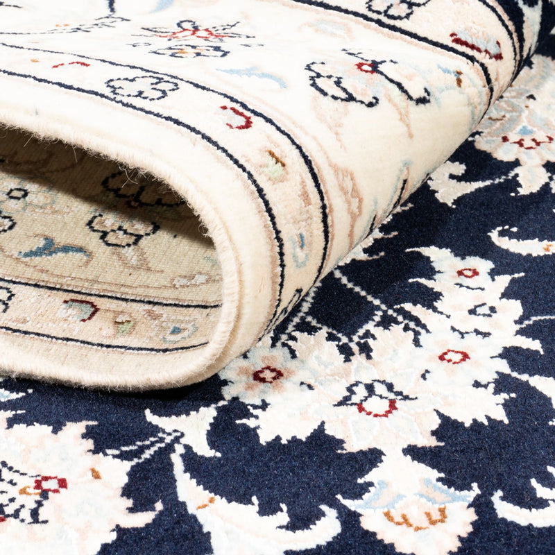 Perserteppich - Nain - Premium - 182 x 121 cm - dunkelblau