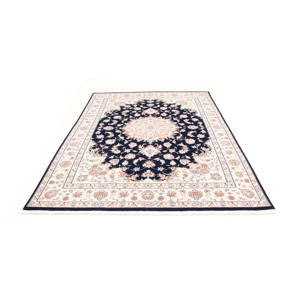 Perserteppich - Täbriz - Royal - 237 x 167 cm - dunkelblau