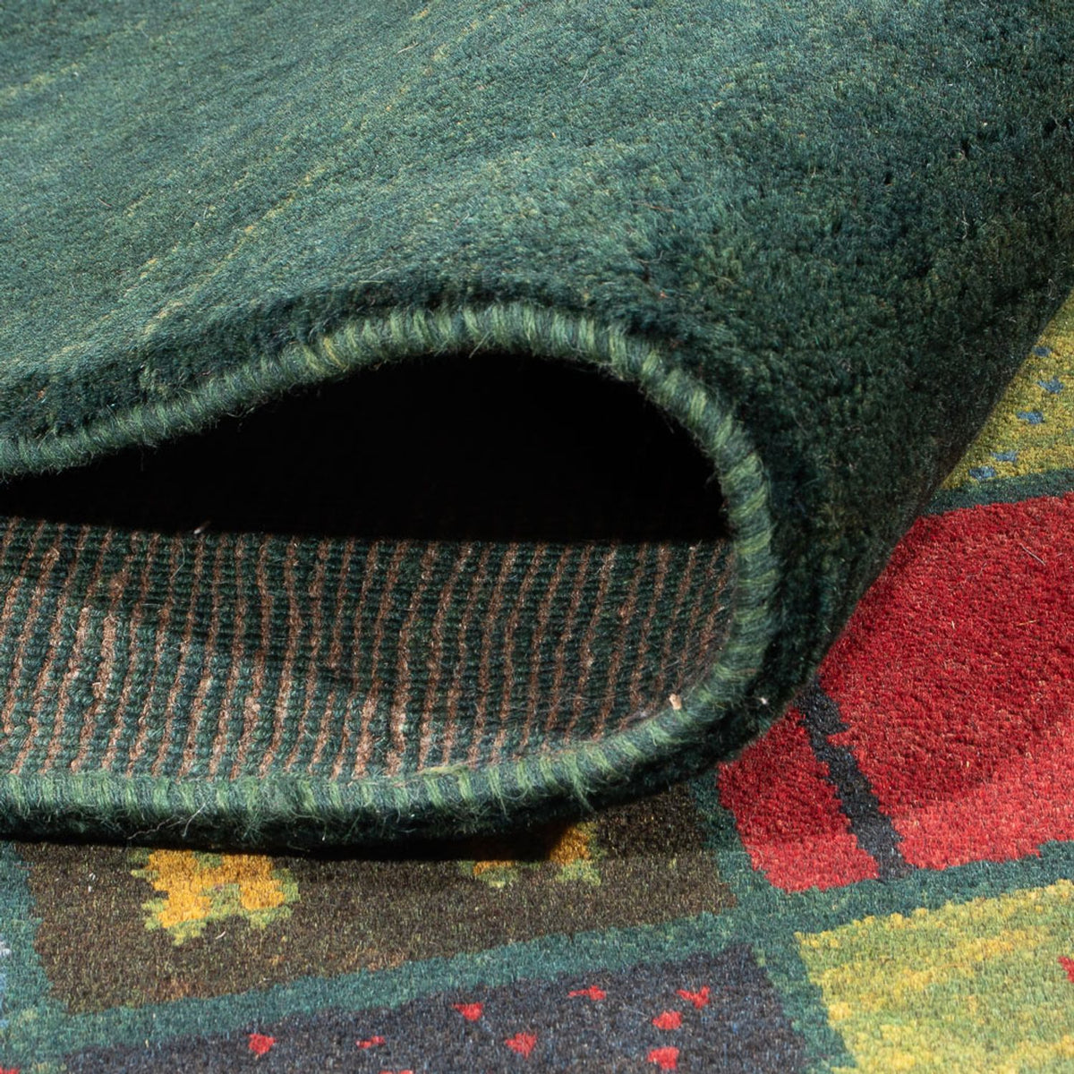 Gabbeh Teppich - Perser - 234 x 174 cm - mehrfarbig