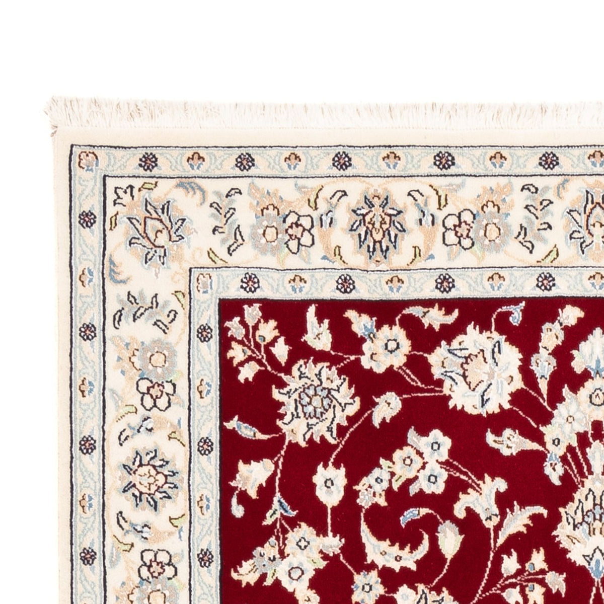 Perserteppich - Nain - Premium - 163 x 108 cm - rot