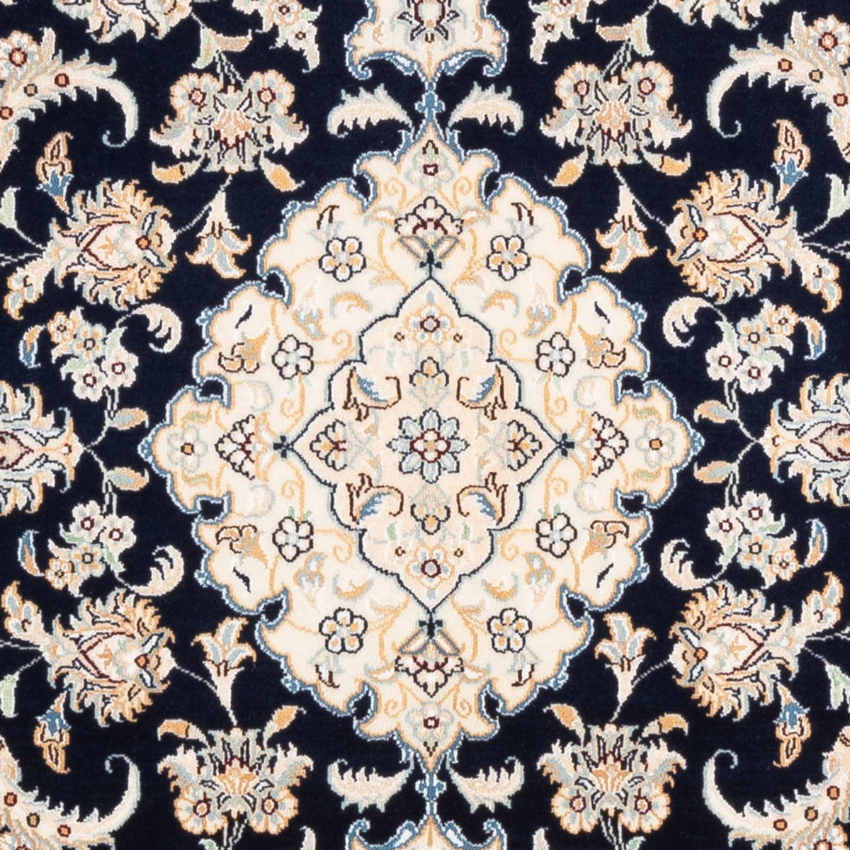 Perserteppich - Nain - Premium - 151 x 108 cm - blau