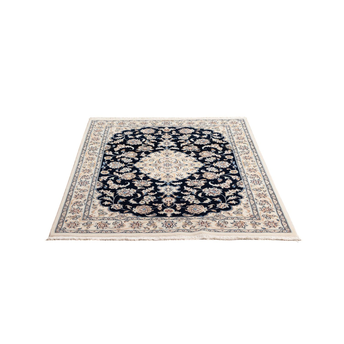 Perserteppich - Nain - Premium - 151 x 108 cm - blau
