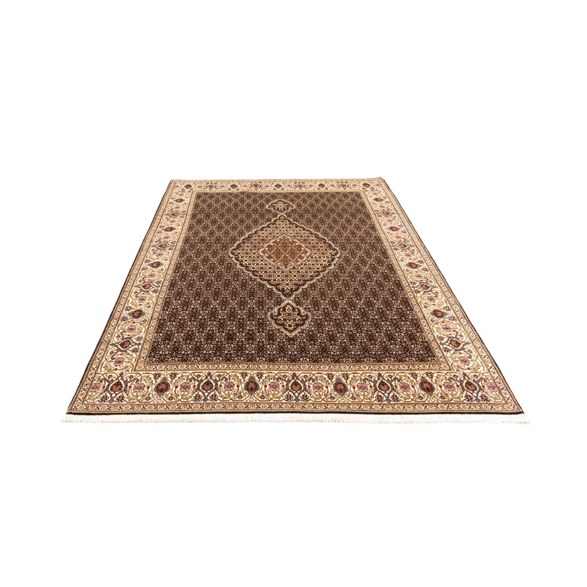 Perserteppich - Täbriz - Royal - 241 x 170 cm - schwarz