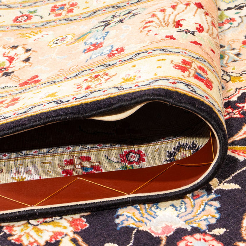 Perserteppich - Täbriz - Royal - 293 x 207 cm - dunkelblau