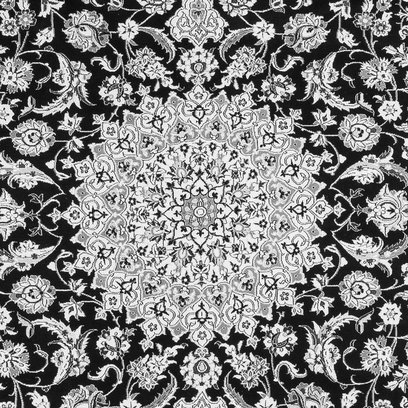 Perserteppich - Nain - 304 x 200 cm - dunkelblau