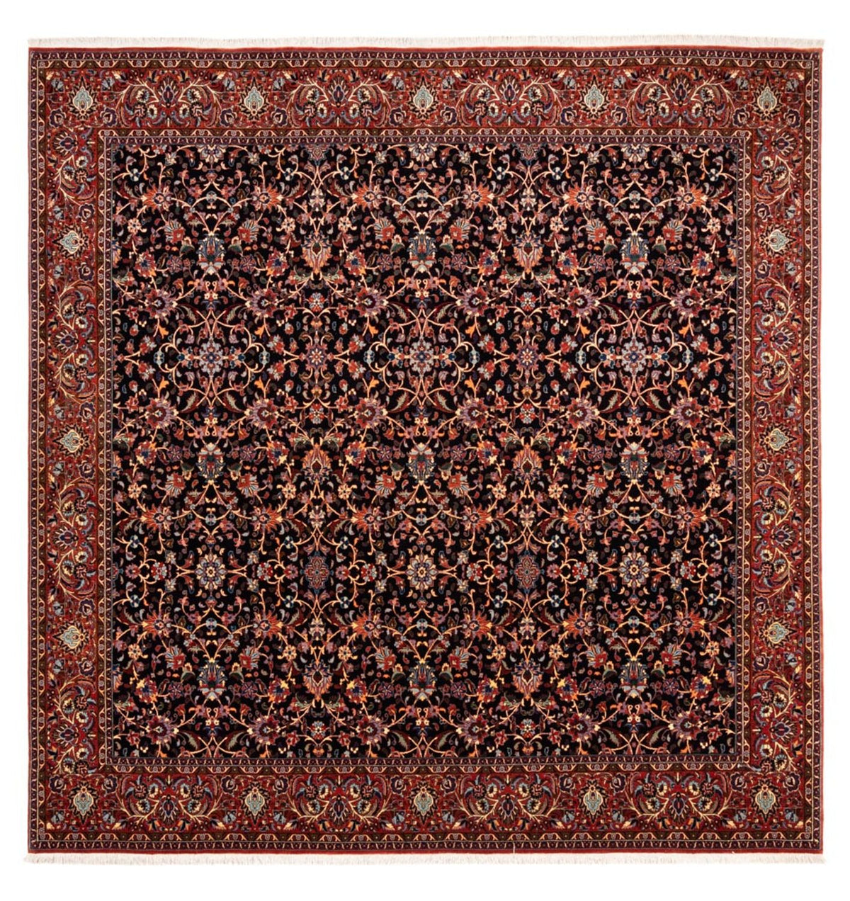 Perserteppich - Bidjar quadratisch - 250 x 248 cm - dunkelblau